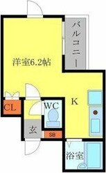 西中島南方駅 徒歩5分 1階の物件間取画像